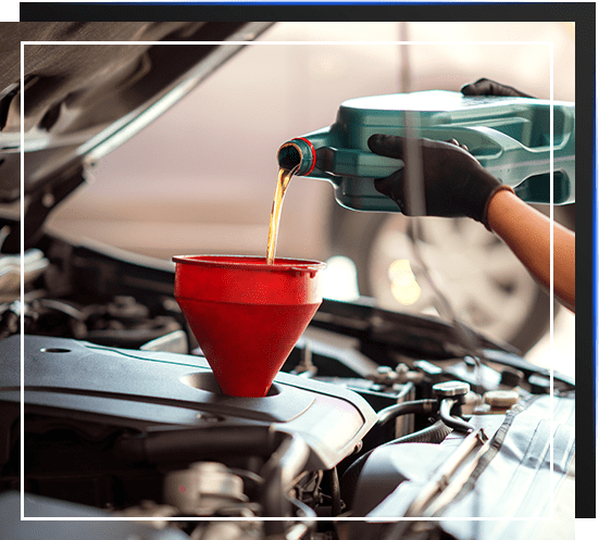 change oil during quick lube services